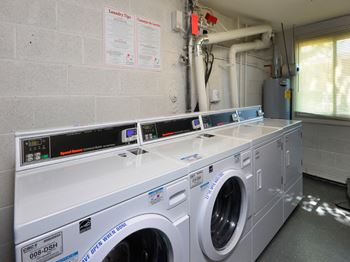 Laundry facilities at Lawyers Hill Apartments